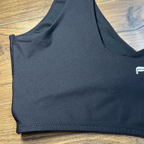Fabletics Womens Low Impact Crossover Sports Bra Black Stretch Unpadded Sz Small - Picture 7 of 11